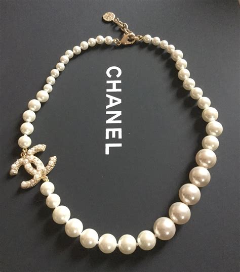 chanel cc necklace cheap|cost of chanel pearl necklace.